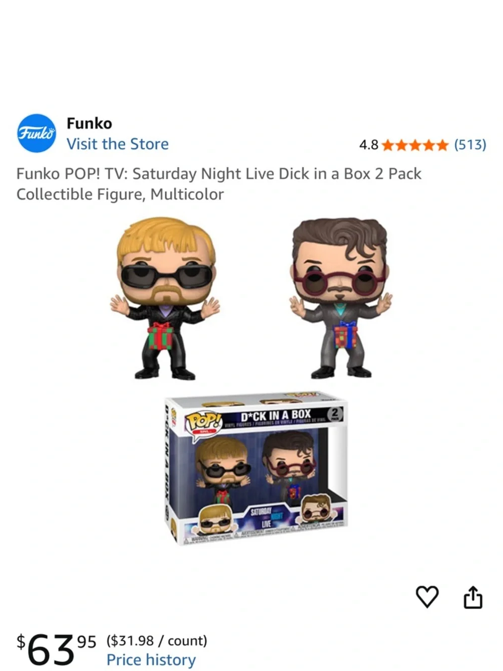 Funko SNL Saturday Night Live Duo — Blue Outfit & Black Sunglasses - Picture 4 of 4